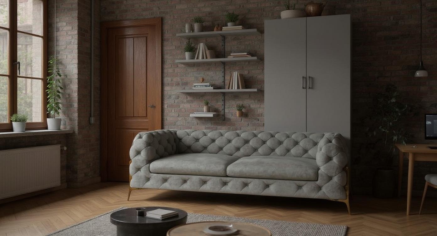 Elegantes 2,5-Sitzer-Sofa aus hochwertigen Stoffen mit maximalem Komfort