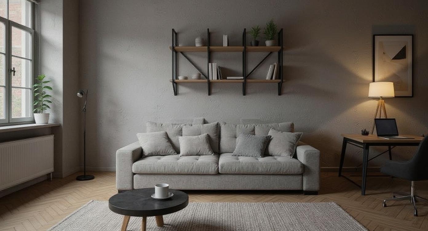 Elegantes 4-Sitzer Sofa mit Schlaffunktion und Premium-Komfort
