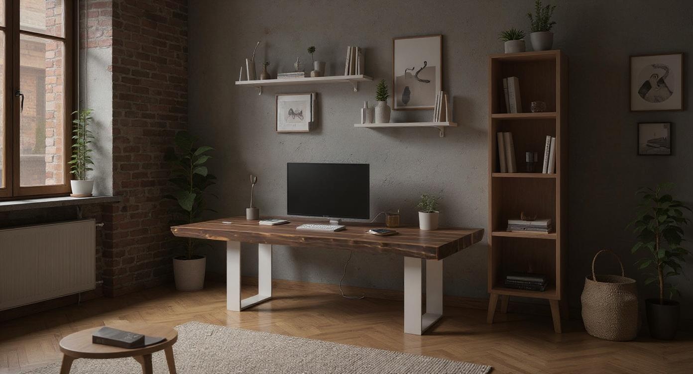 Innovativer Holz-Esstisch mit variablen Größen und edlen Oberflächen