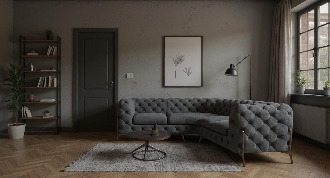 Luxuriöses Ecksofa mit individuellem Stoffdesign und maximalem Komfort
