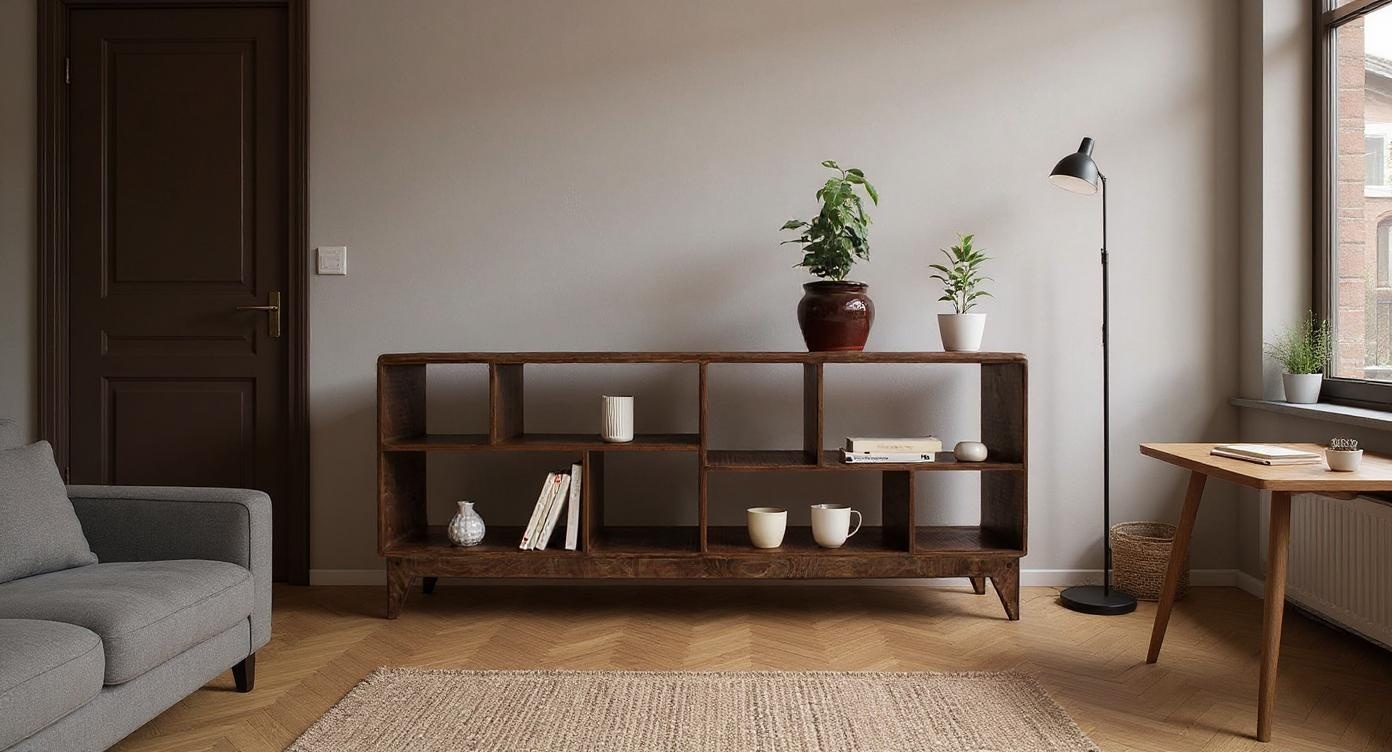 Vielseitiger Skandinavischer Design-Schrank für Wohnzimmer & Büro